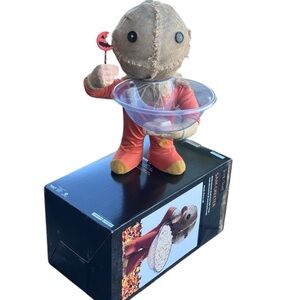 New in box! Trick R’ Treat Sam Doll Candy Bowl Greeter- 2 pieces
